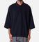 MNML Oversized Knit Polo Shirt Black