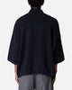 MNML Oversized Knit Polo Shirt Black