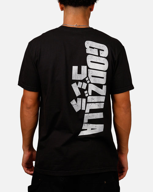Ripple X Godzilla Big Head Godzilla T-Shirt Black