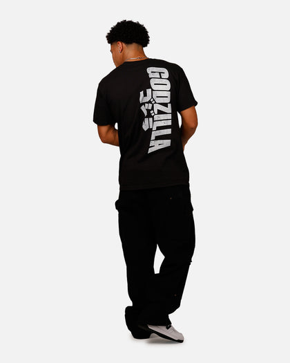 Ripple X Godzilla Big Head Godzilla T-Shirt Black