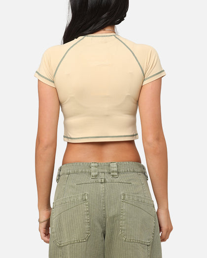 XXIII Women's Boiler Room Crop T-Shirt Tan