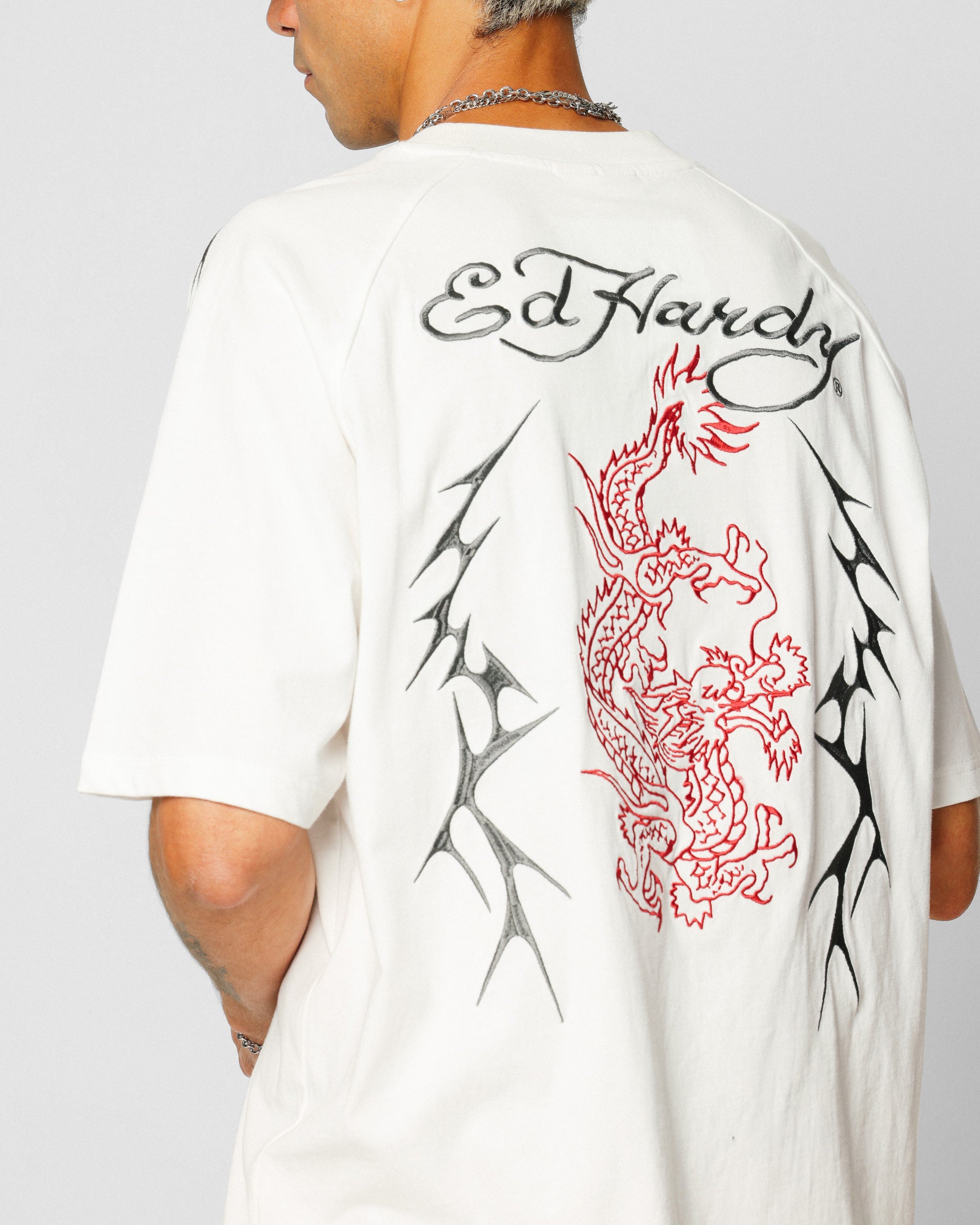 Ed Hardy tシャツ⭐︎ Ed Hardy X Rhinestone Tiger “BLING” Mens Size S T-Shirt Tee Black