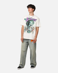 American Thrift X DC Batman The Joker Rings Heavy T-Shirt Off White