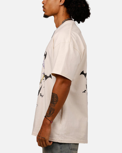 American Thrift X DC Batman The Joker Cane Heavyweight T-Shirt Off White