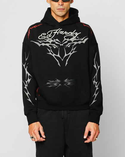 Ed Hardy Electric Hoodie Black