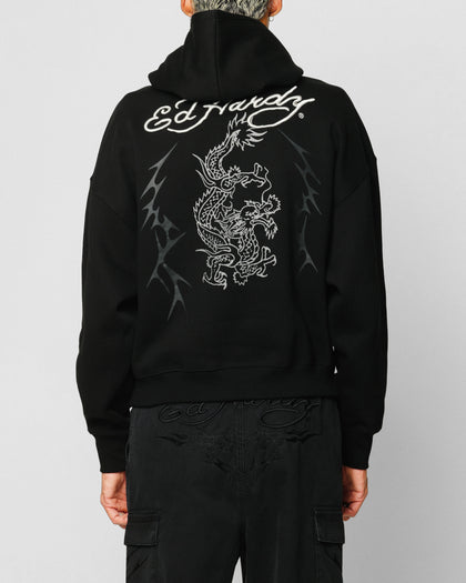 Ed Hardy Electric Hoodie Black