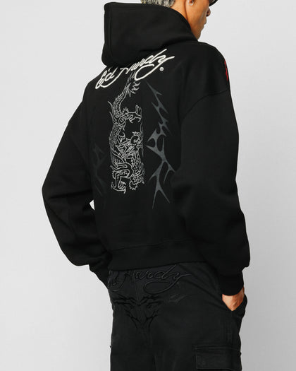 Ed Hardy Electric Hoodie Black