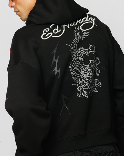 Ed Hardy Electric Hoodie Black