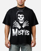 Global Merchandising Misfits Crossed Hands T-Shirt Black