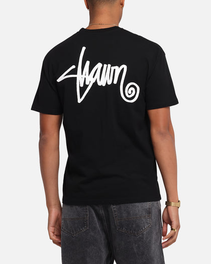 S Double Shawn Script T-Shirt Black