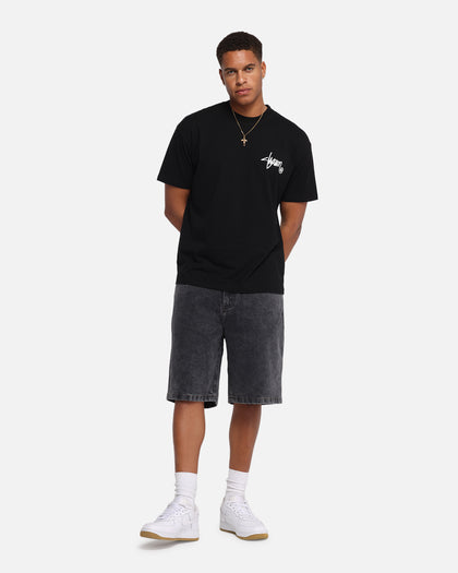 S Double Shawn Script T-Shirt Black