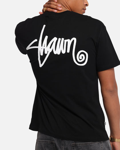 S Double Shawn Script T-Shirt Black