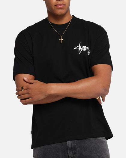 S Double Shawn Script T-Shirt Black