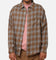 S Double Duty Plaid Long Sleeve Shirt Brown