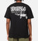 S Double World Wide Roots T-Shirt Black