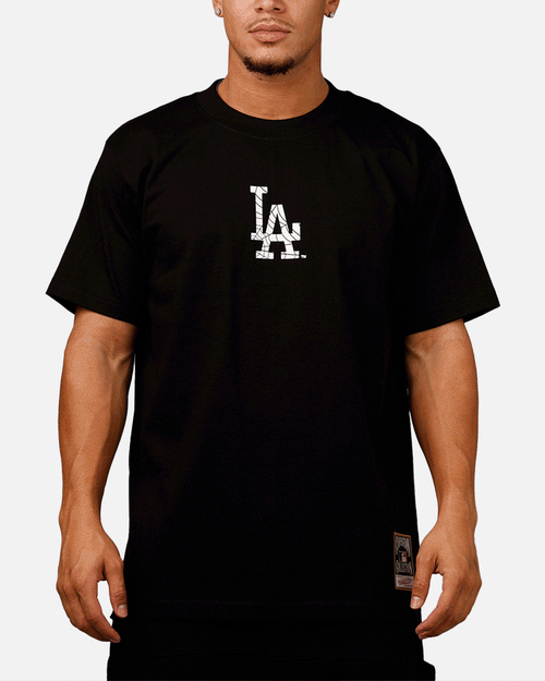 Mitchell & Ness Los Angeles Dodgers Web T-Shirt Black