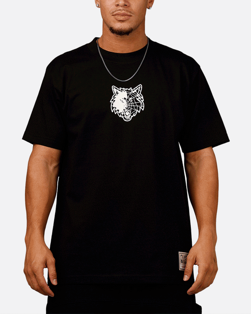 Mitchell & Ness Minnesota Timberwolves Web T-Shirt Black