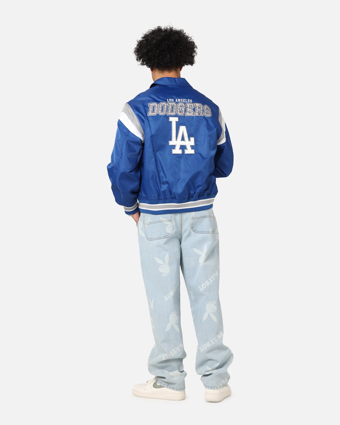 New Era Los Angeles Dodgers MLB Retro Stadium Jacket Blue
