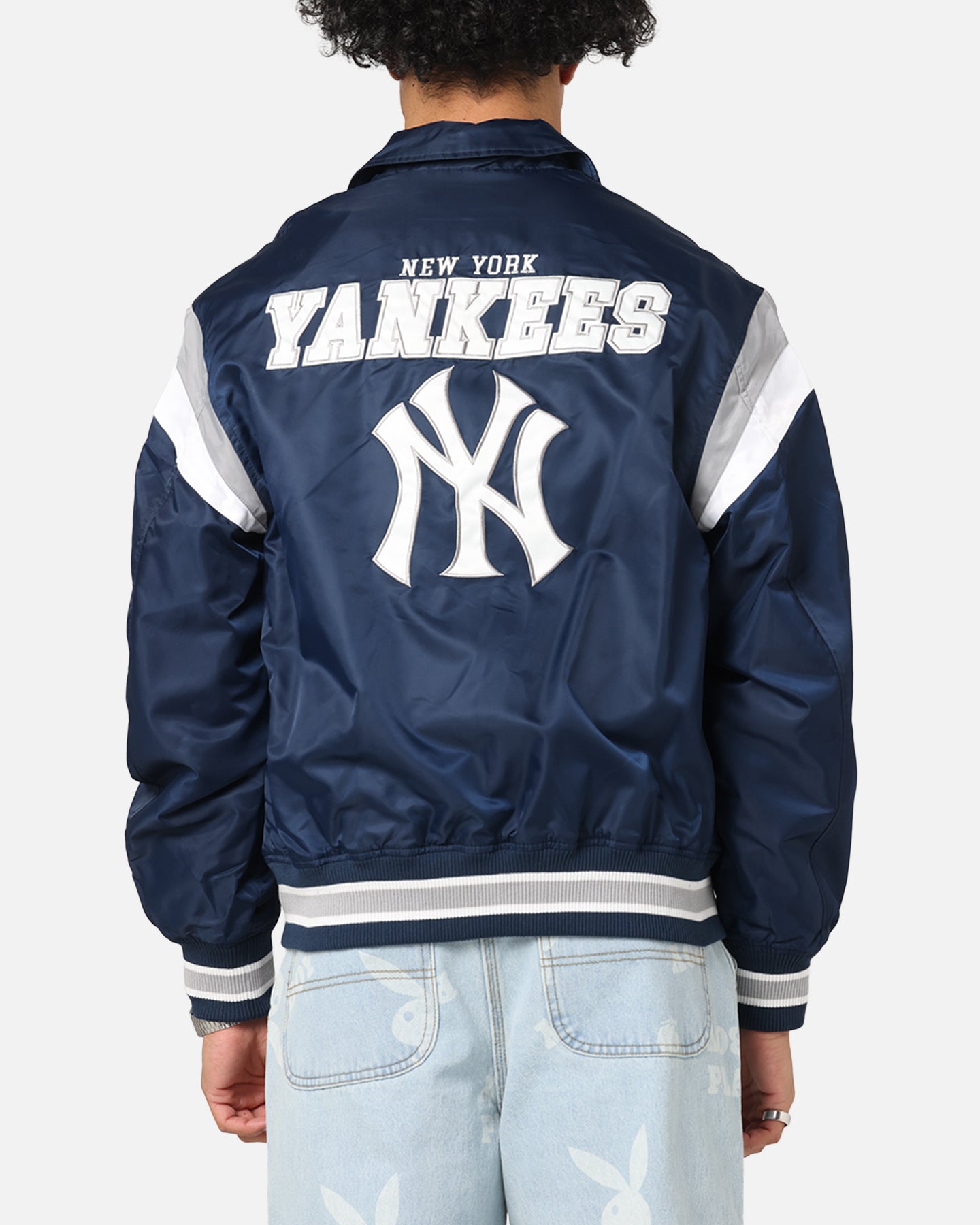 New Era New York Yankees MLB Retro Stadium Jacket Navy | Culture Kings