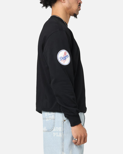 New Era Los Angeles Dodgers MLB Team Logo Crewneck Black