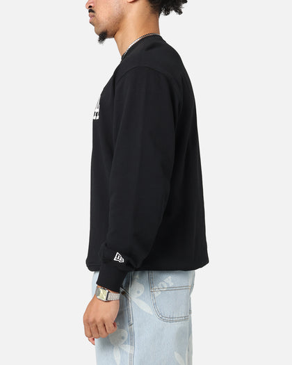 New Era Los Angeles Dodgers MLB Team Logo Crewneck Black