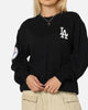New Era Los Angeles Dodgers MLB Team Logo Crewneck Black