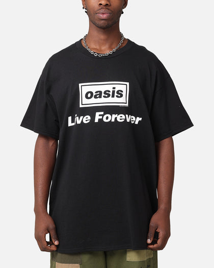 Oasis Live Forever T-Shirt Black