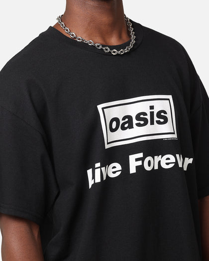 Oasis Live Forever T-Shirt Black