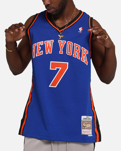 Mitchell & Ness New York Knicks Carmelo Anthony 2010 Dark Jersey Royal