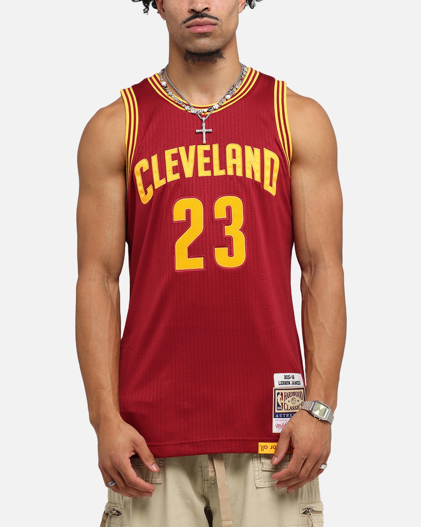 ウェア Cleveland Cavaliers LeBron James Mitchell & Ness Cleveland Cavaliers Lebron James 2015 Dark Jersey