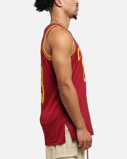 Mitchell & Ness Cleveland Cavaliers Lebron James 2015 Dark Jersey Burgundy