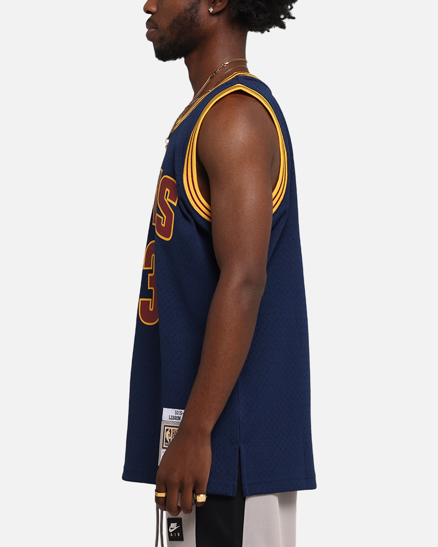 Mitchell & Ness Cleveland Cavaliers Lebron James Swing Jersey Blue