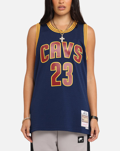 Mitchell & Ness Cleveland Cavaliers Lebron James Swing Jersey Blue