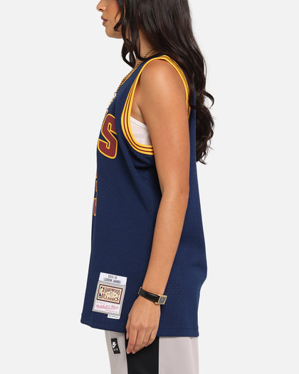 Mitchell & Ness Cleveland Cavaliers Lebron James Swing Jersey Blue