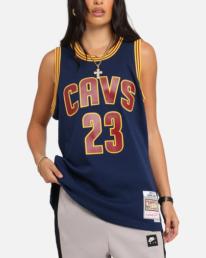 Mitchell & Ness Cleveland Cavaliers Lebron James Swing Jersey Blue