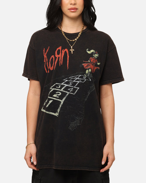 Korn Follow The Leader T-Shirt Black Vintage