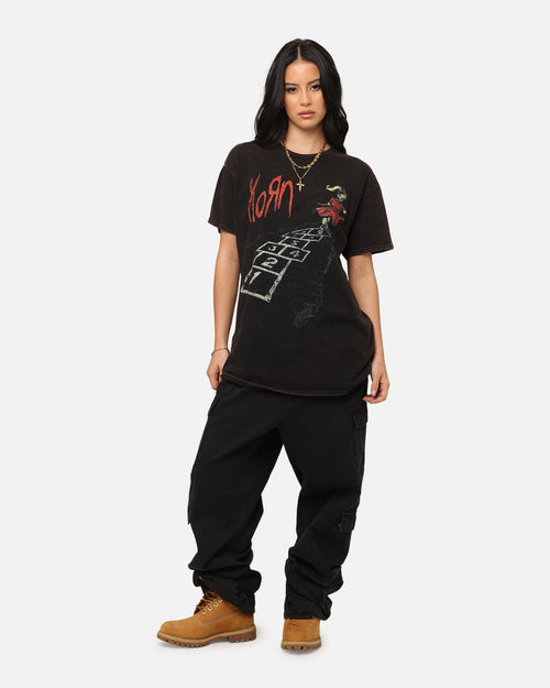 Korn Follow The Leader T-Shirt Black Vintage