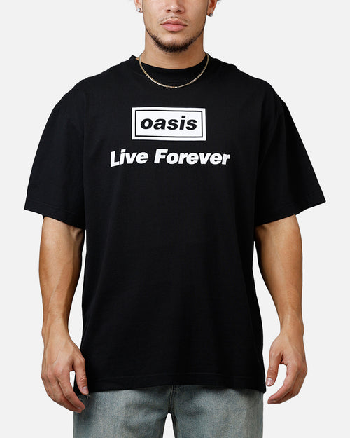 Global Merchandising Oasis Live Forever T-Shirt Black