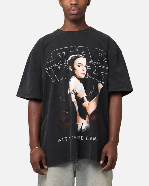 Star Wars Episode II Vintage T-Shirt Black Acidwash