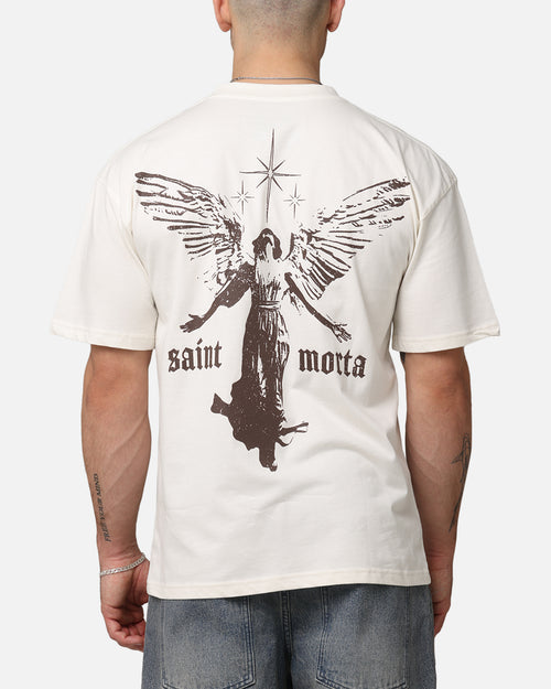 Saint Morta Ethereal Drop Shoulder T-Shirt Off White