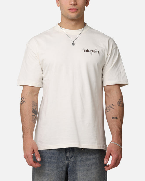 Saint Morta Ethereal Drop Shoulder T-Shirt Off White
