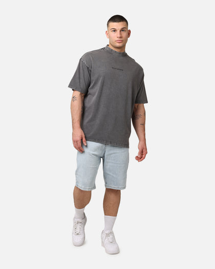 Saint Morta Raven Boxy T-Shirt Washed Charcoal