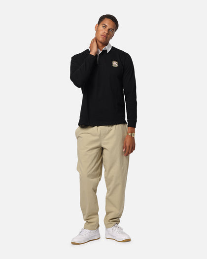 X-Large LA Shield Rugby Polo Shirt Black