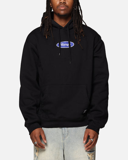 X-Large Oval Script Hoodie Black