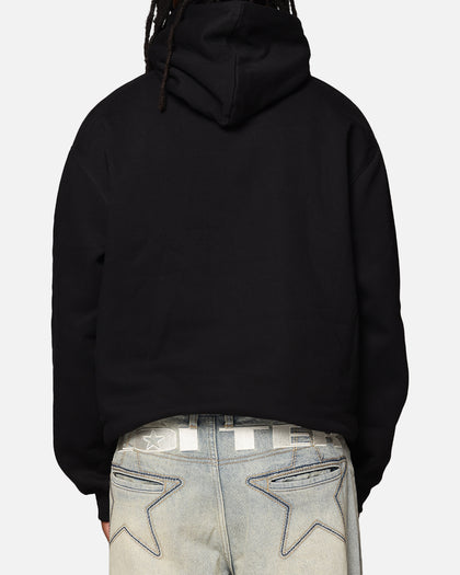 X-Large Oval Script Hoodie Black