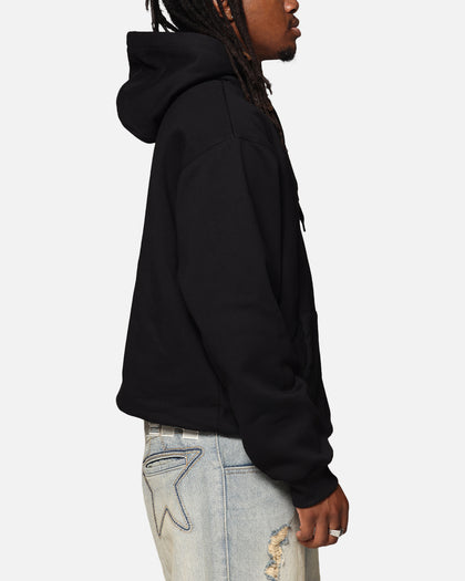 X-Large Oval Script Hoodie Black