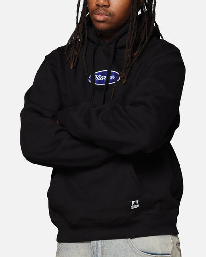 X-Large Oval Script Hoodie Black