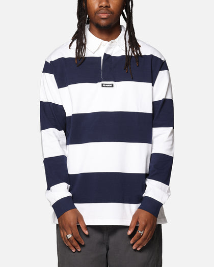 X-Large XL Stripe Rugby Jersey Navy