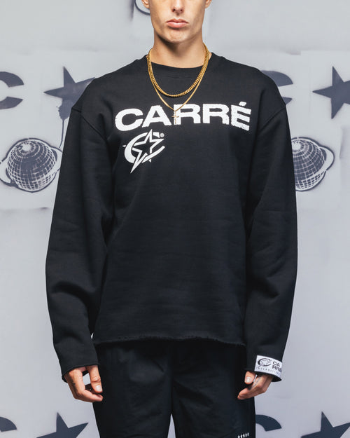 Carre Blackout Crewneck Black