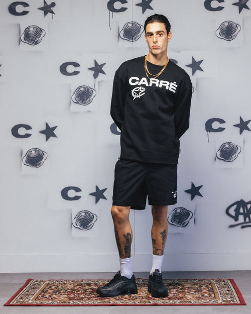 Carre Blackout Crewneck Black